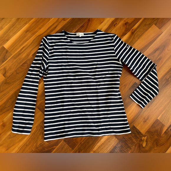 Armor Lux Lesconil Long-sleeve Breton Striped Long Sleeve Tee, ECU - Picture 6 of 10